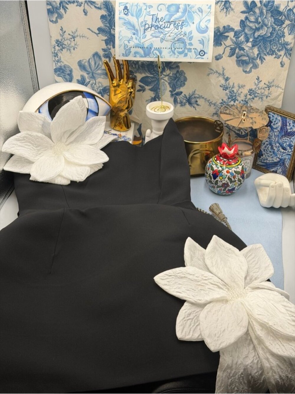 🆕 BRONX & BANCO 🧿 NWOT Jasmine Maraya Black & White Mini Dress, Sz XS US 2 - Picture 12 of 15